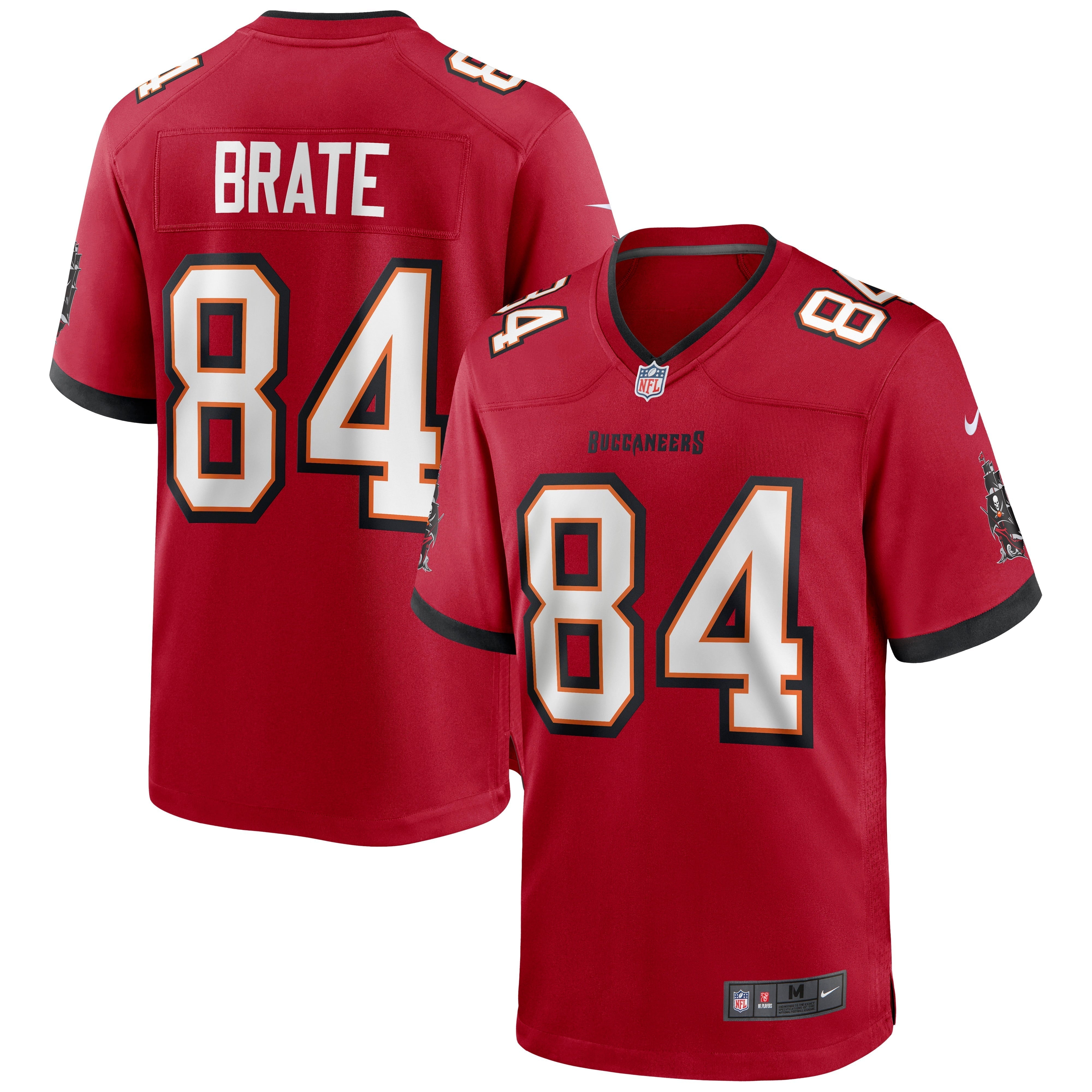 Nike Tampa Bay Buccaneers No84 Cameron Brate Red Team Color Men's Stitched NFL New Elite Jersey